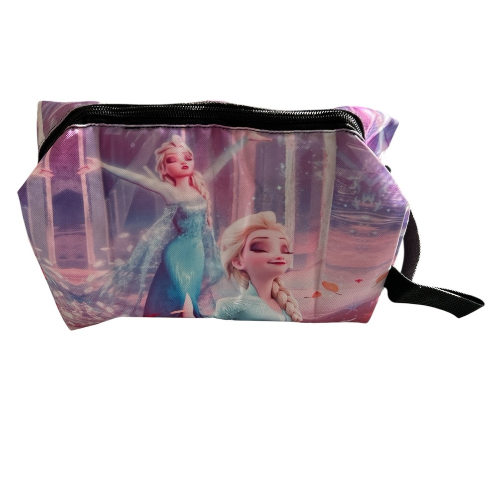 Frozen Kids Accessory Bag - Pink and Blue